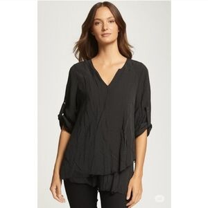 Fever Roll-tab Sleeve Top